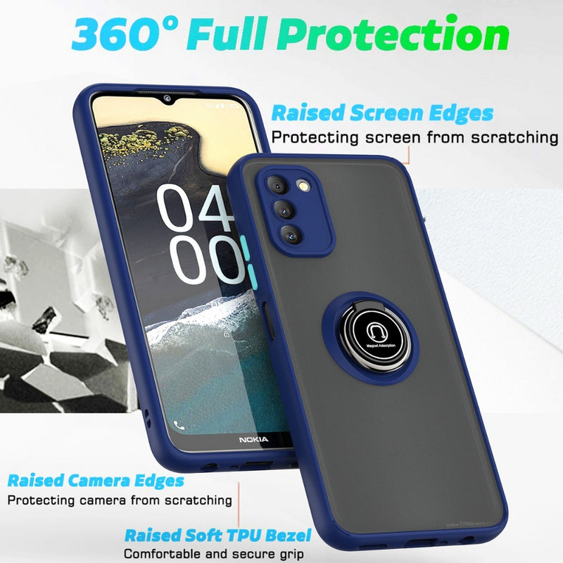 Load image into Gallery viewer, Nokia G400 - Armor Matte Magnetic Ring Stand Case - Polar Tech Australia