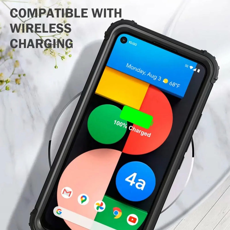 Cargue la imagen en el visor de la galería, Google Pixel 4A 5G - Silicone Hybrid PC Shockproof Phone Case - Polar Tech Australia
