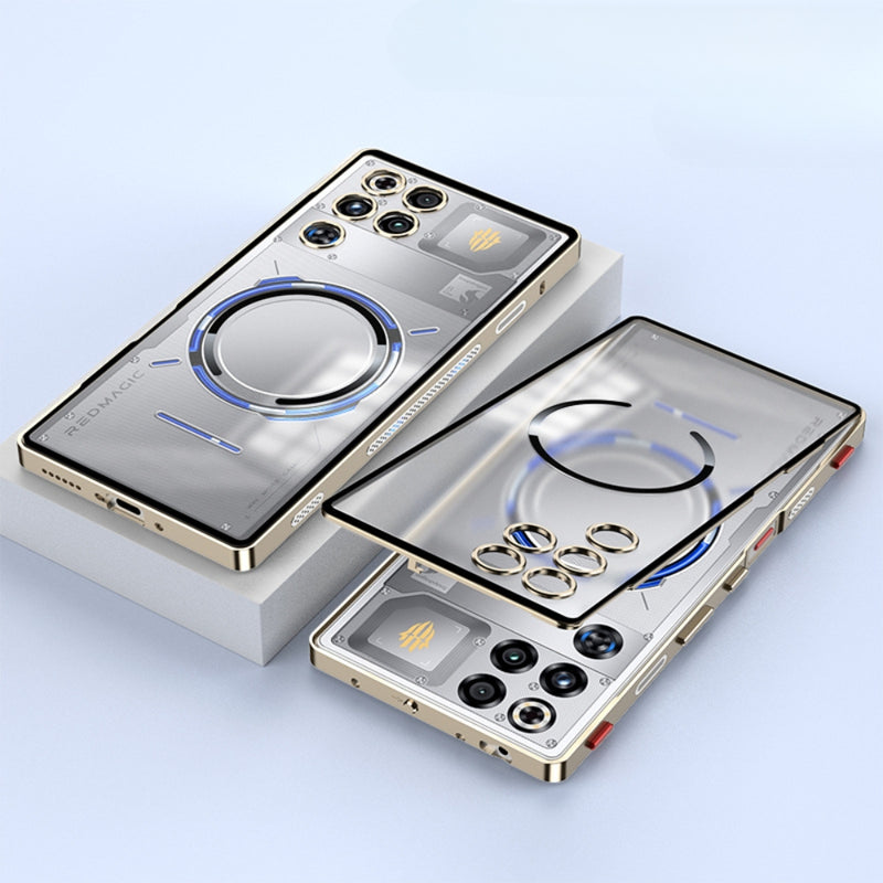 Cargue la imagen en el visor de la galería, ZTE nubia RedMagic 11 Pro / 11 Pro Plus - Single sided Snap Buckle Metal Frame Frosted MagSafe Phone Case - Polar Tech Australia