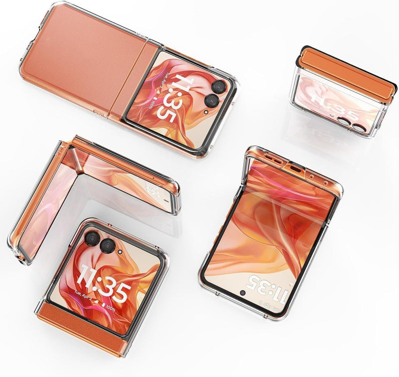 Chargez l'image dans la visionneuse de la galerie, Motorola Moto Razr 50 - AirPillow Cushion Transparent Soft Clear TPU Case - Polar Tech Australia