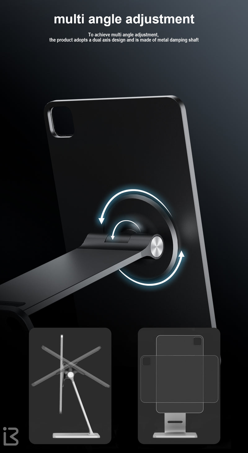 Load image into Gallery viewer, Apple iPad Pro 3/4/5/6 12.9" & Air 6 13” - Magnetic Suspension Magstand Desktop Stand POS Case Holder - Polar Tech Australia