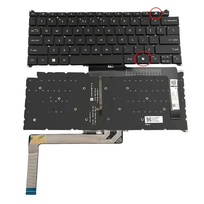 Chargez l'image dans la visionneuse de la galerie, Acer Swift Go 14 SFG14-72T / SFG14-73T / SFG14-41 SFG14-71 SFG14-71T Series - Laptop Keyboard With Backlit US Layout - Polar Tech Australia