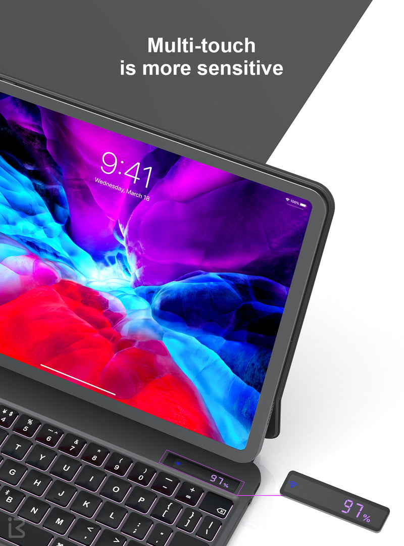 Load image into Gallery viewer, Apple iPad Pro 3/4/5/6 12.9" & Air 6 13” - Magnetic Suspension Magic Keyboard Case - Polar Tech Australia