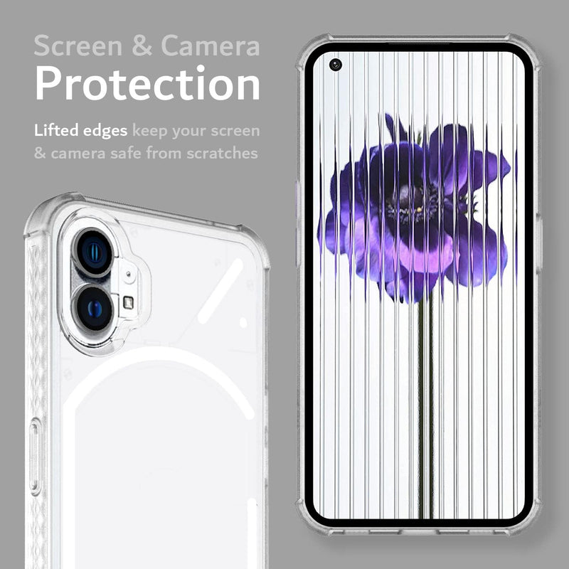 Cargue la imagen en el visor de la galería, Nothing Phone 1 - AirPillow Cushion Transparent Soft Clear TPU Four Corners Protective Case - Polar Tech Australia