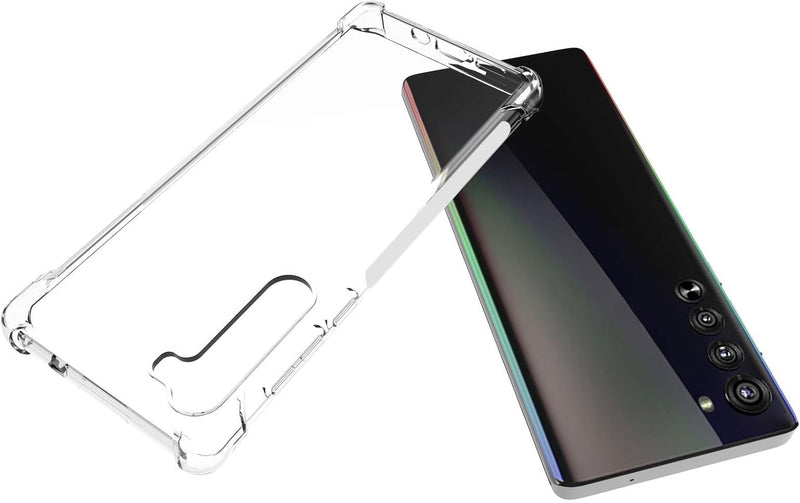 Chargez l'image dans la visionneuse de la galerie, Motorola Moto Edge - AirPillow Cushion Transparent Soft Clear TPU Four Corners Protective Case - Polar Tech Australia