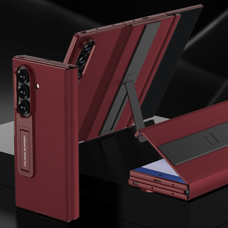 Chargez l'image dans la visionneuse de la galerie, Samsung Galaxy Z TriFold - Business Flip Leather Cover with Integrated Screen Protector and Stand