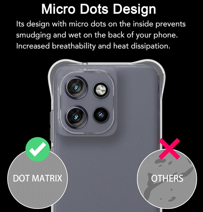 Cargue la imagen en el visor de la galería, Motorola Moto Edge 50 Neo/S50/ThinkPhone 25 - AirPillow Cushion Transparent Soft Clear TPU Four Corners Protective Case - Polar Tech Australia