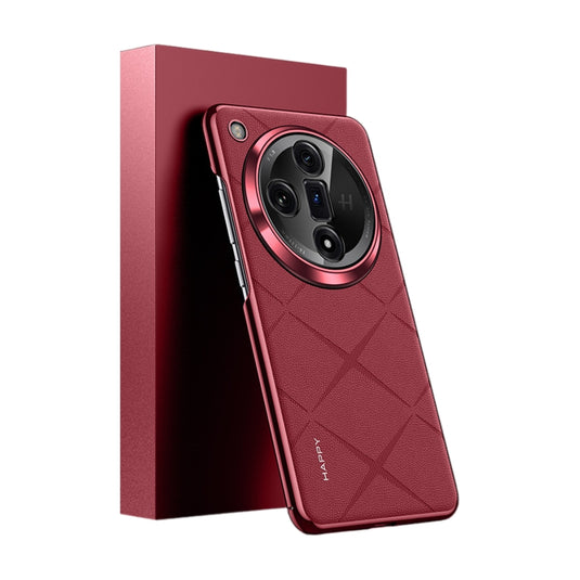 OPPO Find X7/Ultra - Plain Leather PC Phone Case - Polar Tech Australia