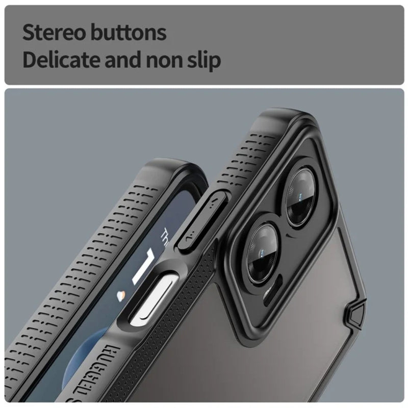 Chargez l'image dans la visionneuse de la galerie, Motorola Moto G75 - Armor Precise Hole PC Hybrid TPU Phone Case - Polar Tech Australia