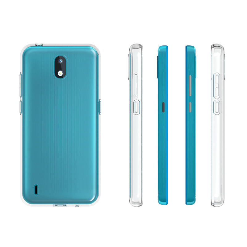 Cargue la imagen en el visor de la galería, Nokia 1.3 - AirPillow Cushion Transparent Soft Clear TPU Four Corners Protective Case - Polar Tech Australia