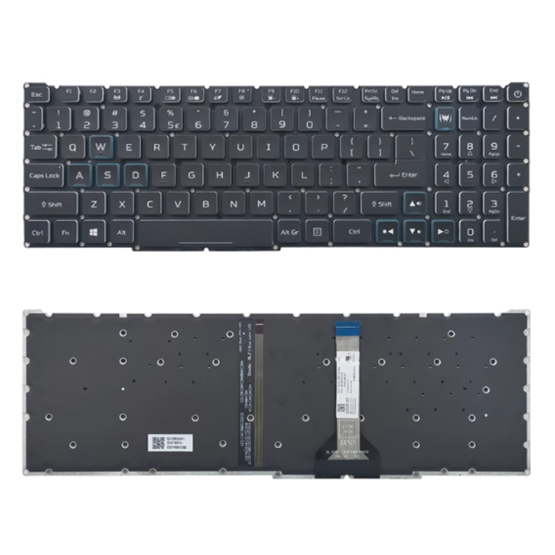Cargue la imagen en el visor de la galería, Acer Helios Neo 16 N22Q22 PHN16-72 / 71-51F4 / 92WJ N23Q2 Series - Laptop Keyboard With Backlit US Layout - Polar Tech Australia