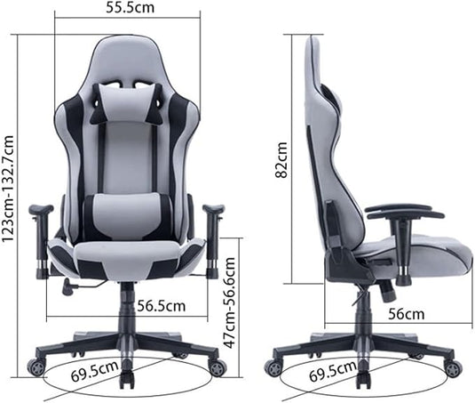 Breathable Ergonomic Designed Gaming Chair Height Adjustment Swivel Computer Chair - Polar Tech Australia