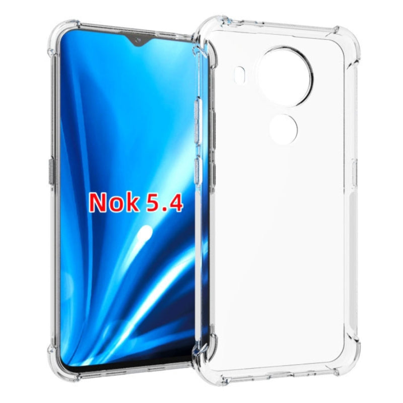 Chargez l'image dans la visionneuse de la galerie, Nokia 5.4 - AirPillow Cushion Transparent Soft Clear TPU Four Corners Protective Case - Polar Tech Australia