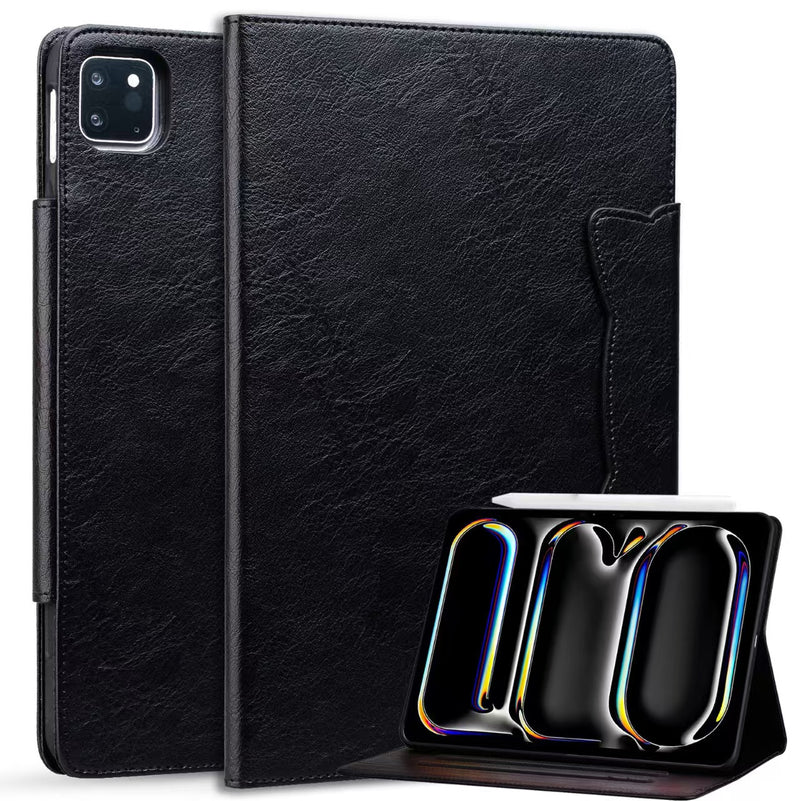 Cargue la imagen en el visor de la galería, Apple iPad 5/6 9.7'' 5/6th Gen (2017/2018) Business Retro Matte Leather Protective Case - Polar Tech Australia