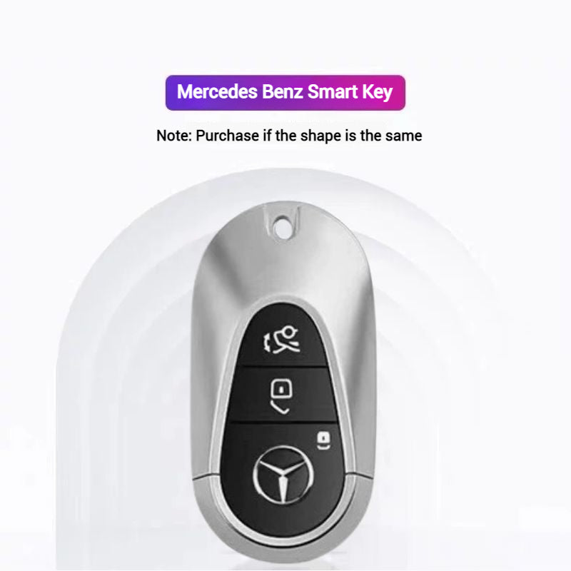 Load image into Gallery viewer, Mercedes Benz Stylish Elegant PU Leather Protection Car Key Fob Case Cover For Benz A, C, E, S-Class, GLC, GLE, GLS, GLS, EQC, EQS - Polar Tech Australia