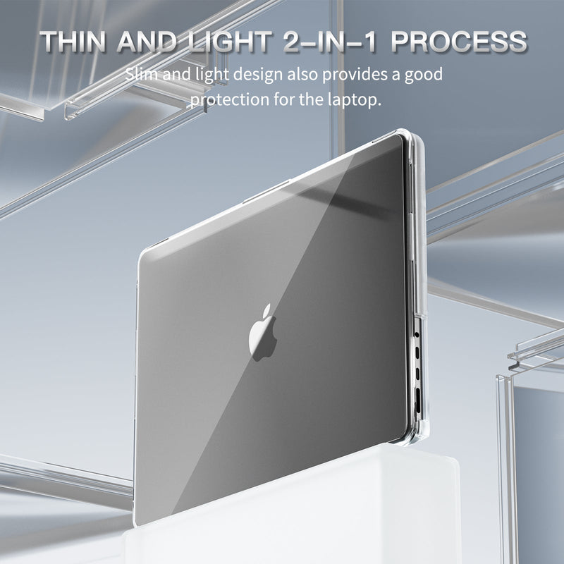 Load image into Gallery viewer, Apple MacBook Pro 14.2" (A2442 & A2779 & A2918 & A2992) Slim PC + TPU Scratch-Resistant Laptop Case - Polar Tech Australia
