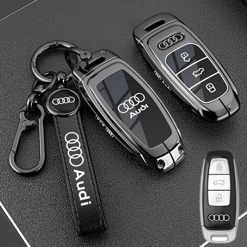 Load image into Gallery viewer, Audi Stylish with Cool Shockproof Car Key Protective Fob Case Cover For A3, A4, A5, A6, Q2, Q3, Q5, Q7, Q8, e-tron - Polar Tech Australia