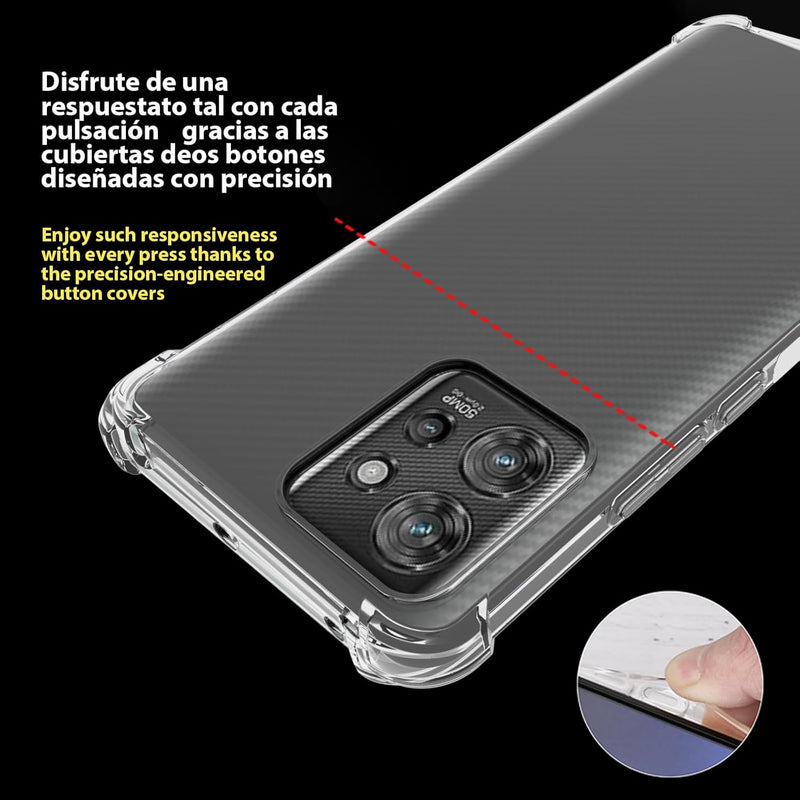 Cargue la imagen en el visor de la galería, Motorola Moto ThinkPhone - AirPillow Cushion Transparent Soft Clear TPU Four Corners Protective Case - Polar Tech Australia