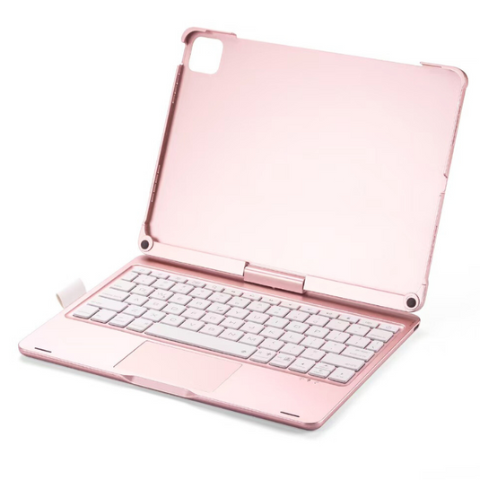 Apple iPad Pro 13-inch 7th Gen (2024) 360° Rotating Wireless Touchpad Keyboard Flip Cover Case - Polar Tech Australia
