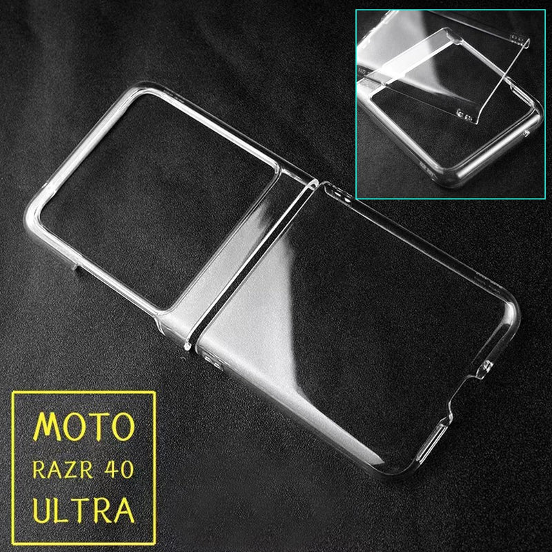 Cargue la imagen en el visor de la galería, Motorola Moto Razr 40 - AirPillow Cushion Transparent Soft Clear TPU Shockproof Case - Polar Tech Australia