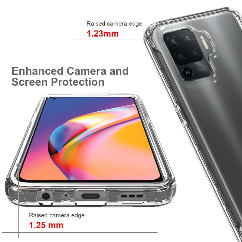 Load image into Gallery viewer, OPPO A94 4G (CPH2203) - Transparent TPU + PC Anti-Drop Phone Case - Polar Tech Australia