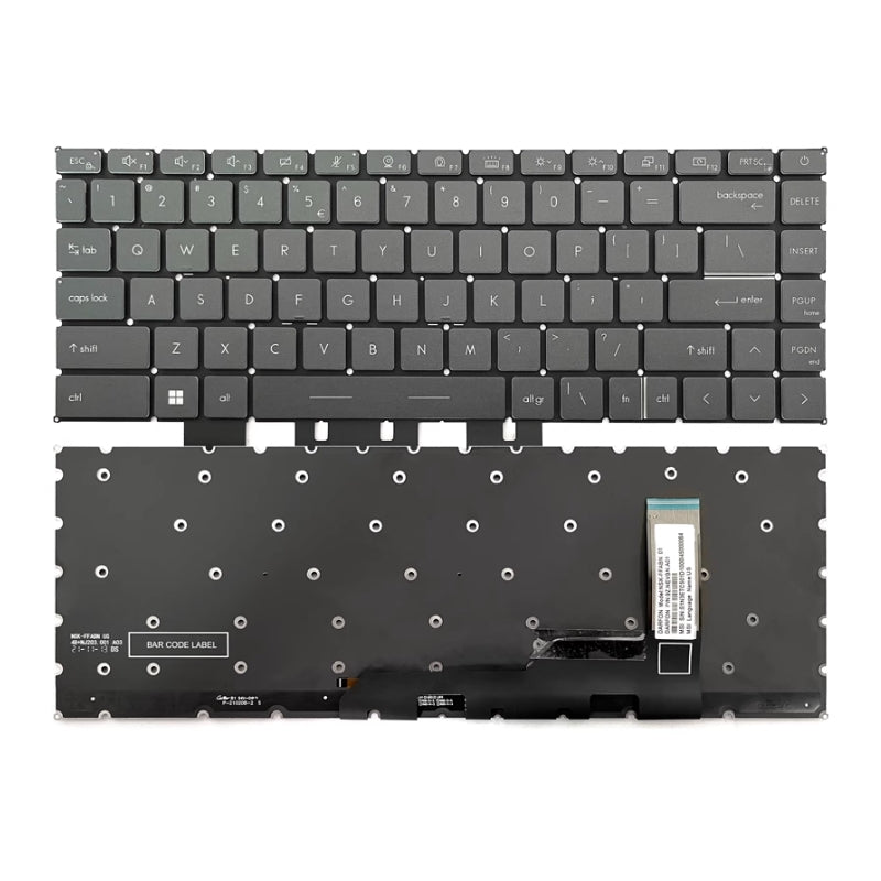 Cargue la imagen en el visor de la galería, MSI GS66 Stealth GE66 Raider GP66 & Stealth 15M MS-1541 MS-1551 MS-1562 MS-1563 MS-1571 Series - Laptop Keyboard With Backlit US Layout - Polar Tech Australia