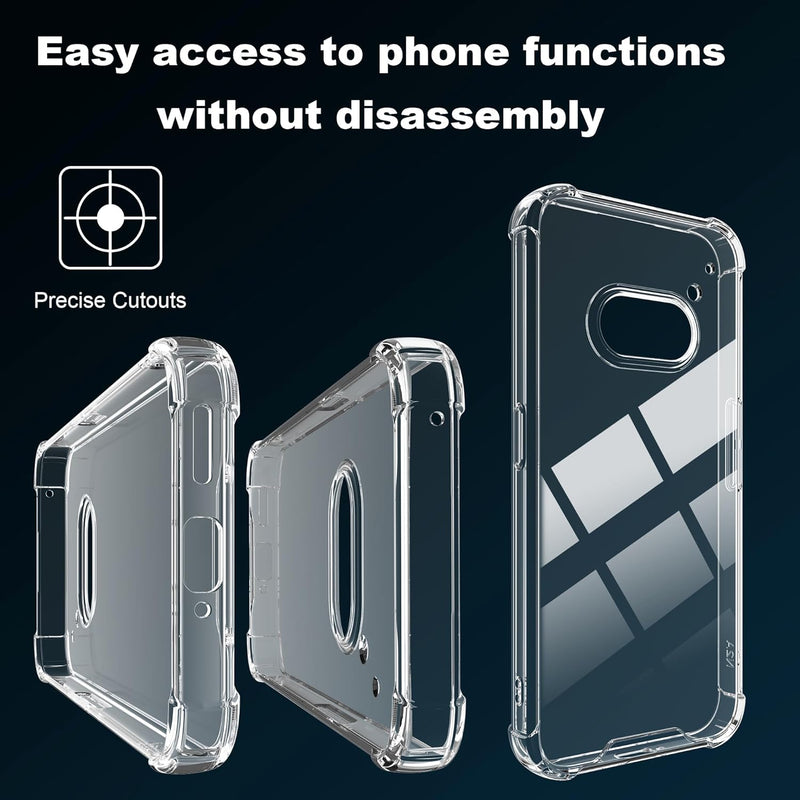 Cargue la imagen en el visor de la galería, Nothing Phone (2a) - AirPillow Cushion Transparent Soft Clear TPU Four Corners Protective Case - Polar Tech Australia