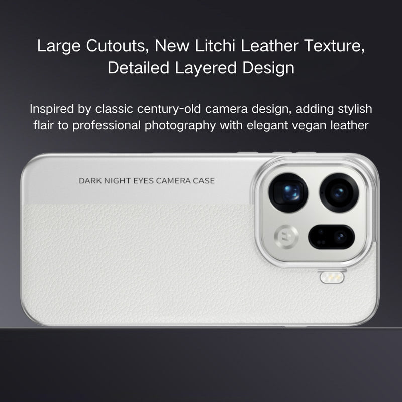 Chargez l'image dans la visionneuse de la galerie, OPPO Find X9 - Camera-Style Leather Texture Shockproof & Stylish Hard Shell