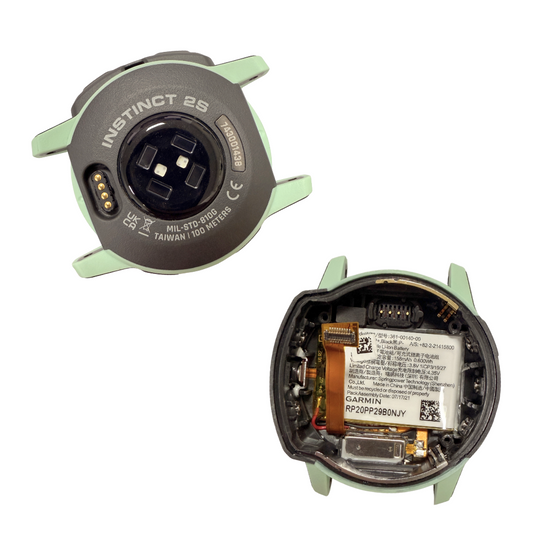 Garmin Watch Instinct 2S 40MM - Back Cover Rear Case Replacement Part With Battery - Polar Tech Australia