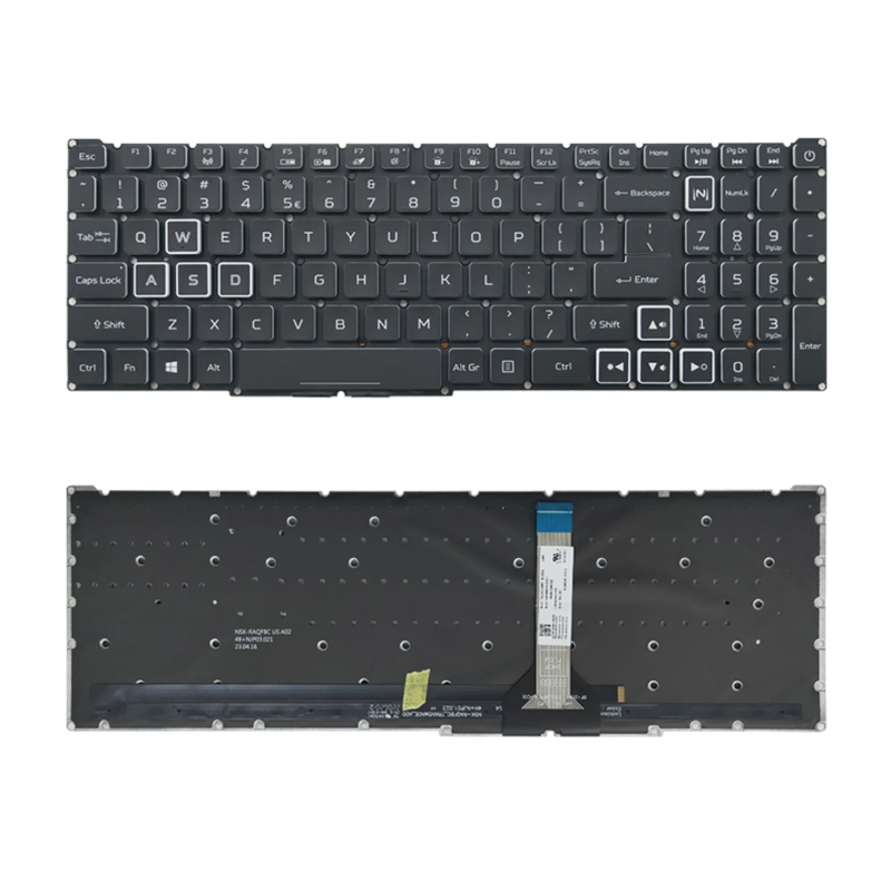 Cargue la imagen en el visor de la galería, Acer Helios Neo 16 N22Q22 PHN16-72 / 71-51F4 / 92WJ N23Q2 Series - Laptop Keyboard With Backlit US Layout - Polar Tech Australia