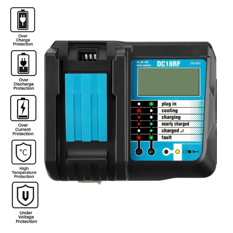 Load image into Gallery viewer, Replacement Charger For Makita 14.4V-18V / 3.5A Electrical Tool Li-ion Battery - Polar Tech Australia