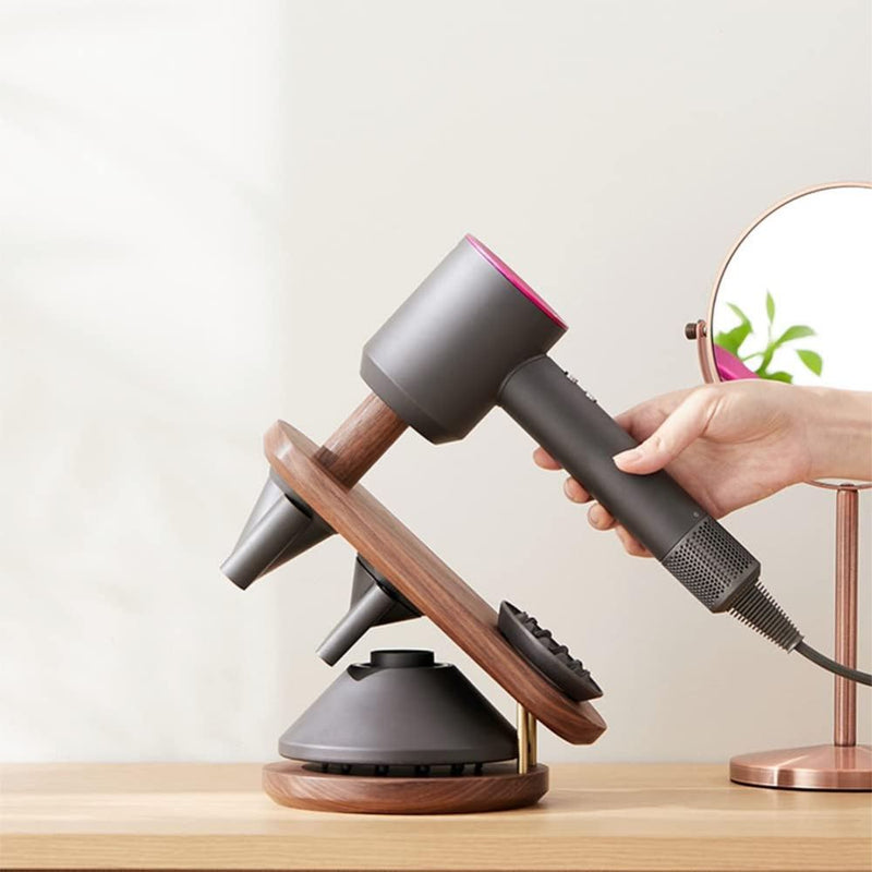 Load image into Gallery viewer, Dyson Supersoni Hair Dryer - Dryer Walnut Stand - Polar Tech Australia
