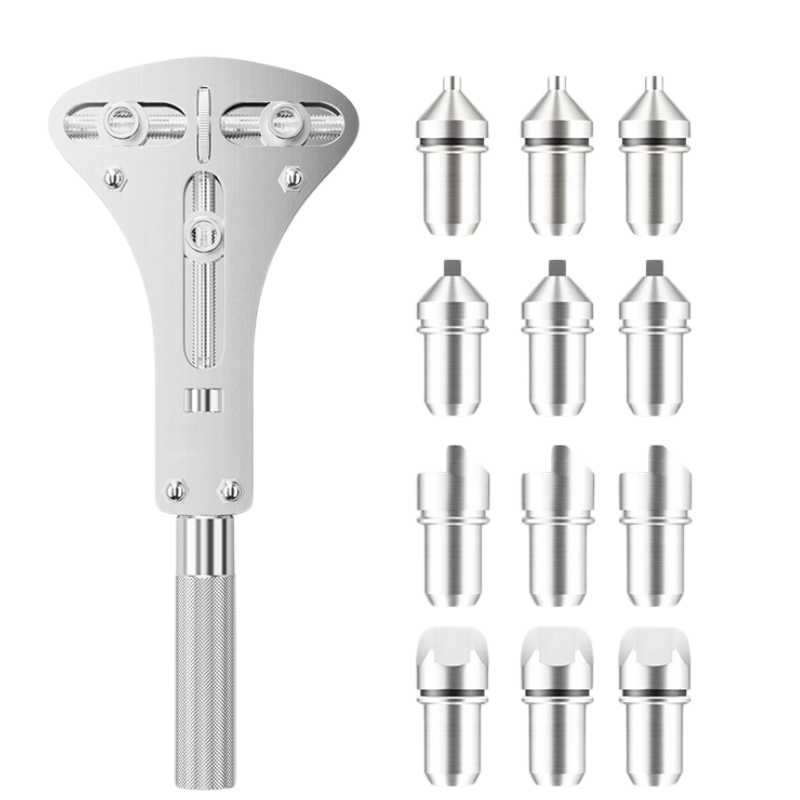 Cargue la imagen en el visor de la galería, Watch Repair Tool - All-Steel High-Precision Three-Jaw Case Opener, Back Cover Remover, Universal Watch Back Opener for Battery Replacement - Polar Tech Australia
