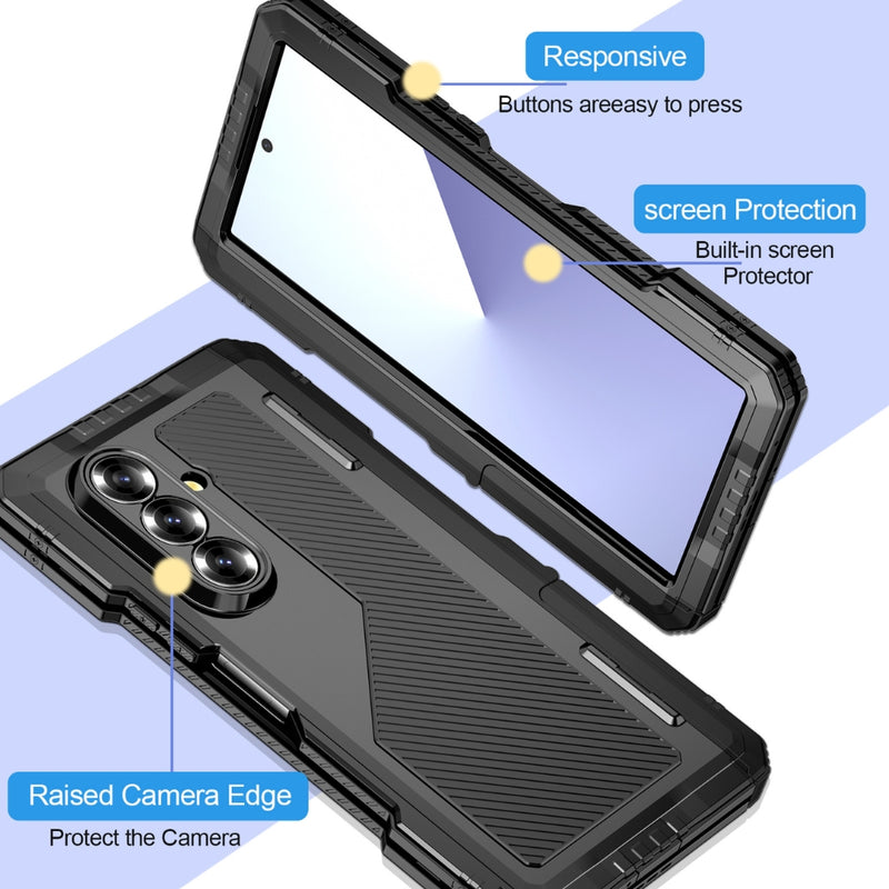 Cargue la imagen en el visor de la galería, Samsung Galaxy Z Fold7 5G - Drop Proof Dustproof Metal Phone Case - Polar Tech Australia
