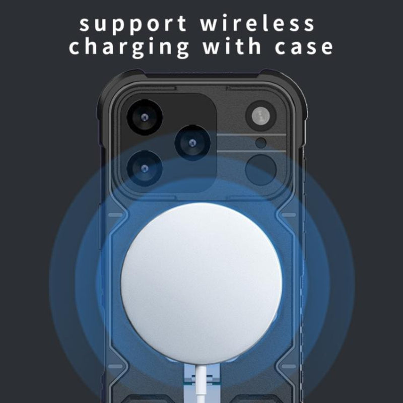 Cargue la imagen en el visor de la galería, Apple iPhone 17 - Shockproof MagSafe Holder Phone Case with Strap - Polar Tech Australia