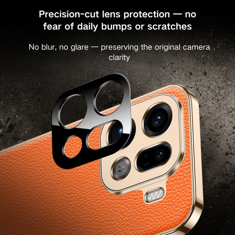 Load image into Gallery viewer, OPPO Find X9 Pro - Electroplated Genuine Leather Pebbled Case