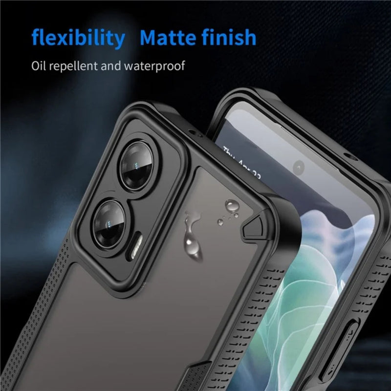 Chargez l'image dans la visionneuse de la galerie, Motorola Moto G75 - Armor Precise Hole PC Hybrid TPU Phone Case - Polar Tech Australia