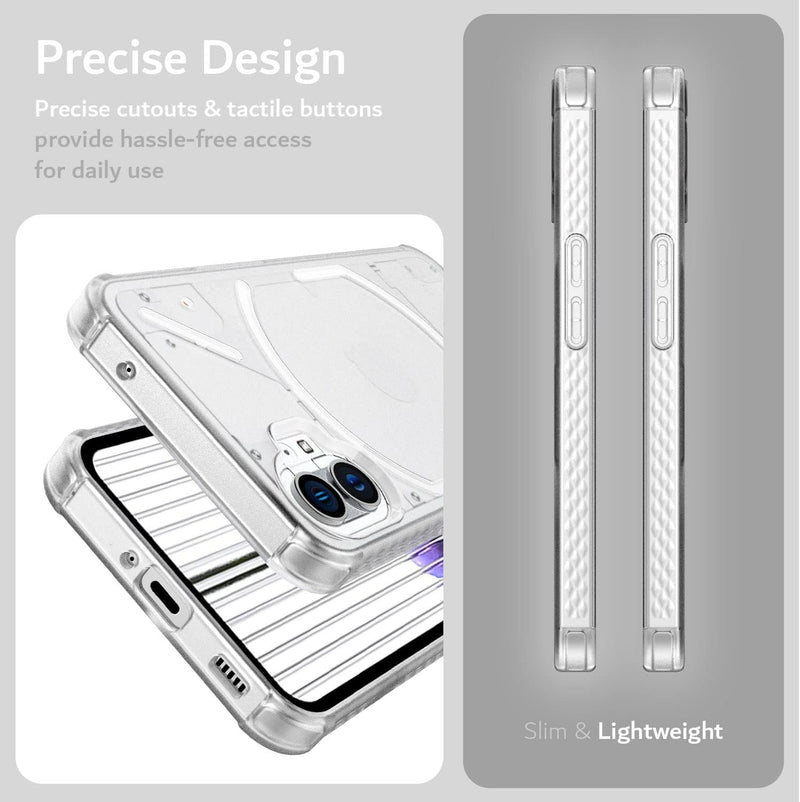 Cargue la imagen en el visor de la galería, Nothing Phone 1 - AirPillow Cushion Transparent Soft Clear TPU Four Corners Protective Case - Polar Tech Australia