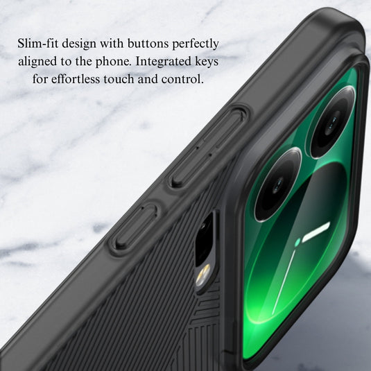 Xiaomi Mi 17 - PC Geometric Stripe Skin-Feel Phone Case