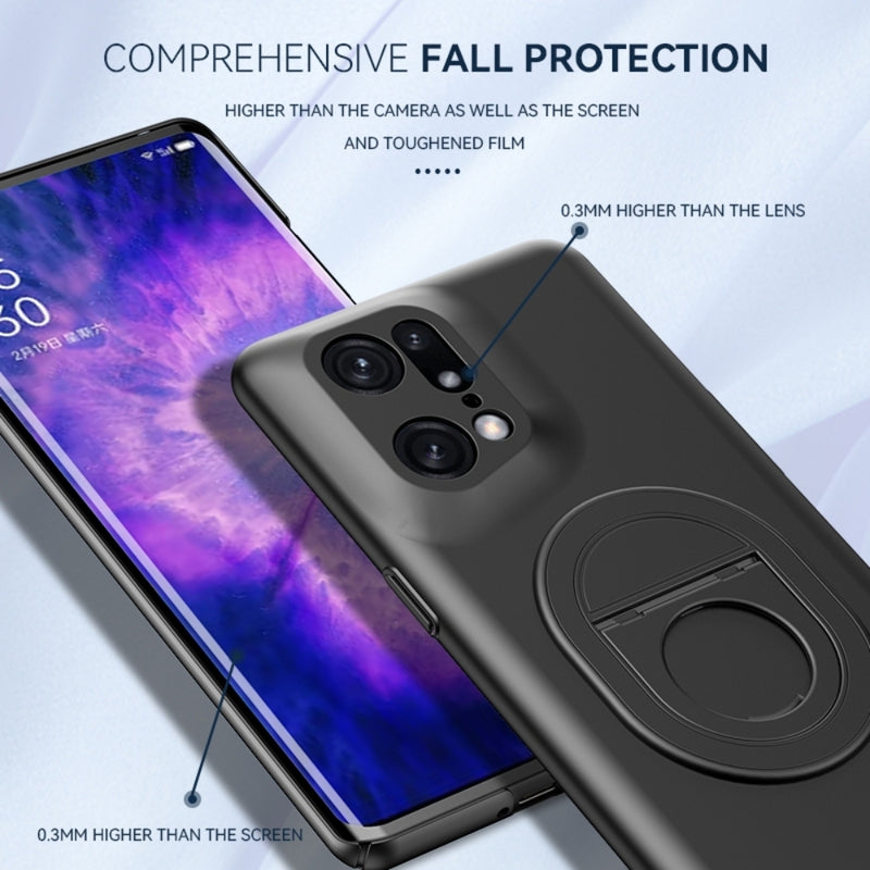 Cargue la imagen en el visor de la galería, OPPO Find X5/Pro - Magsafe Hidden Fold Holder Full Coverage Shockproof Phone Case - Polar Tech Australia