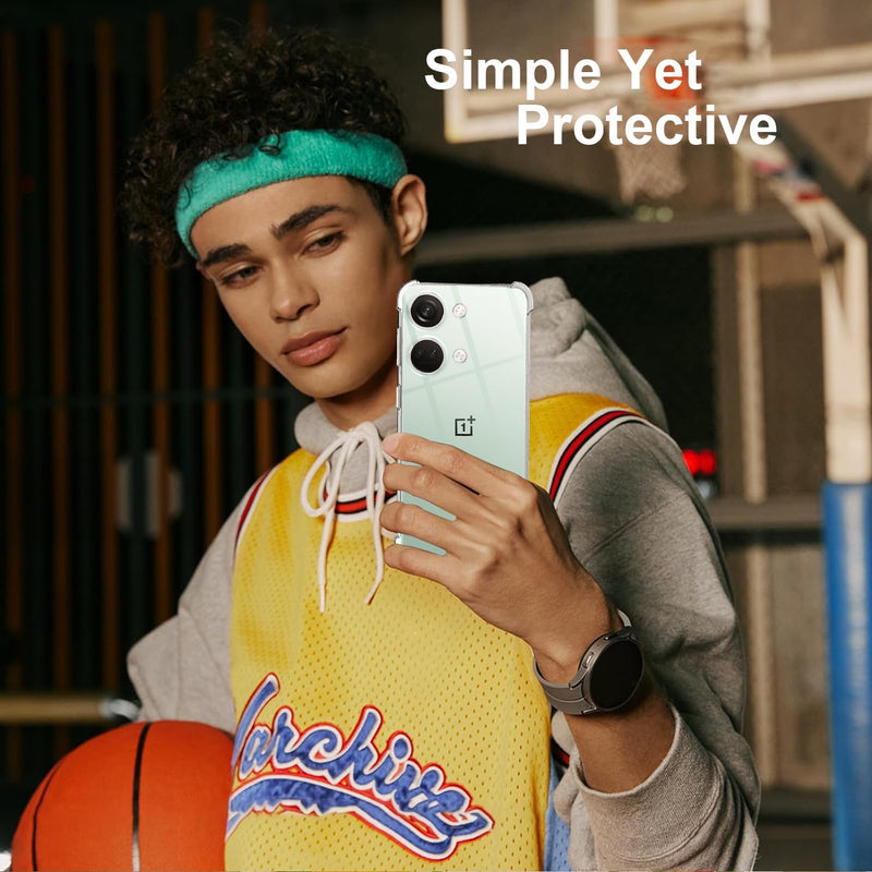 Cargue la imagen en el visor de la galería, OnePlus 1+Nord 3 - AirPillow Cushion Transparent Soft Clear TPU Four Corners Protective Case - Polar Tech Australia