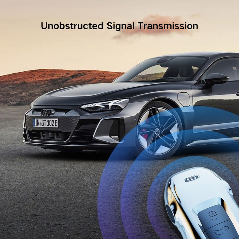 Load image into Gallery viewer, Audi Zinc Alloy Silicone Car Key Fob Case Cover For A3, A4, A5, A6, A8, Q2, Q5, Q7, Q8, e-tron - Polar Tech Australia