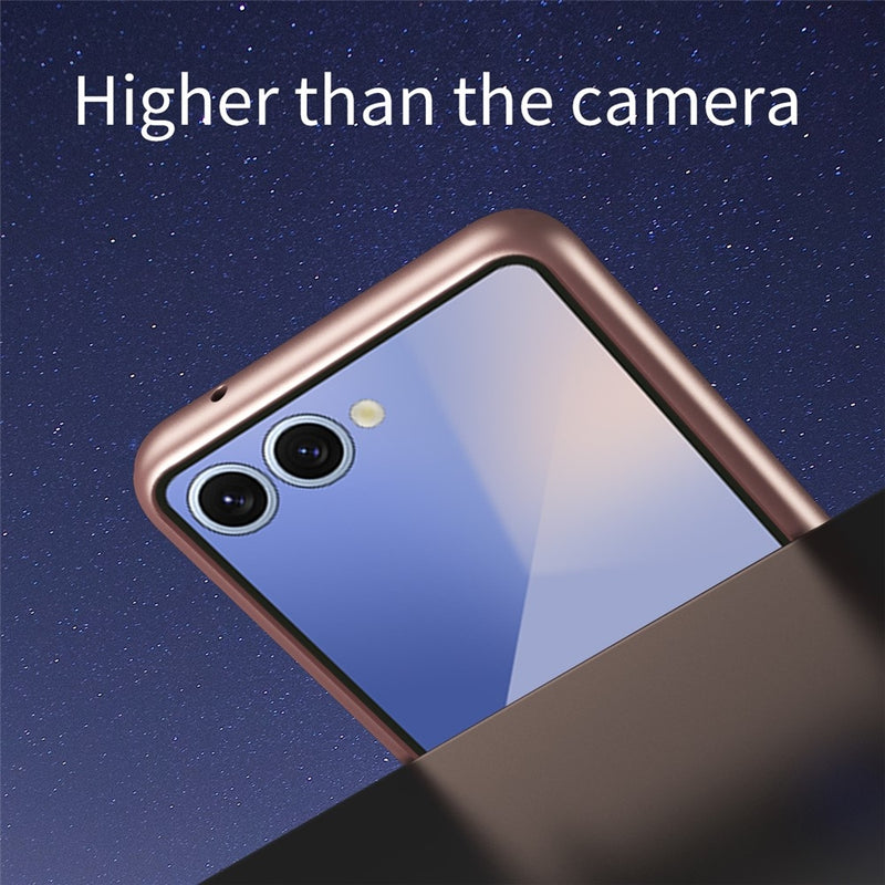 Cargue la imagen en el visor de la galería, Samsung Galaxy Z Flip7 5G - Skin Feel Electroplating PC Shockproof Phone Case - Polar Tech Australia