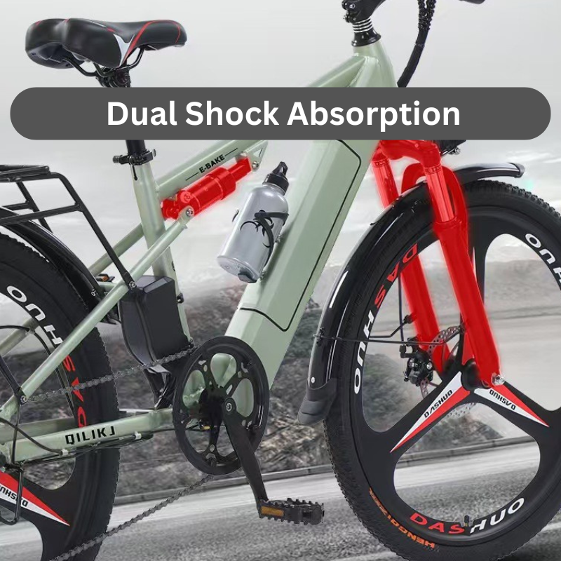 Load image into Gallery viewer, Flying Pigeon 400W 26 inch Wheel Type High Power Mountain Bike Long Range Electric Bike Bicycle - Polar Tech Australia