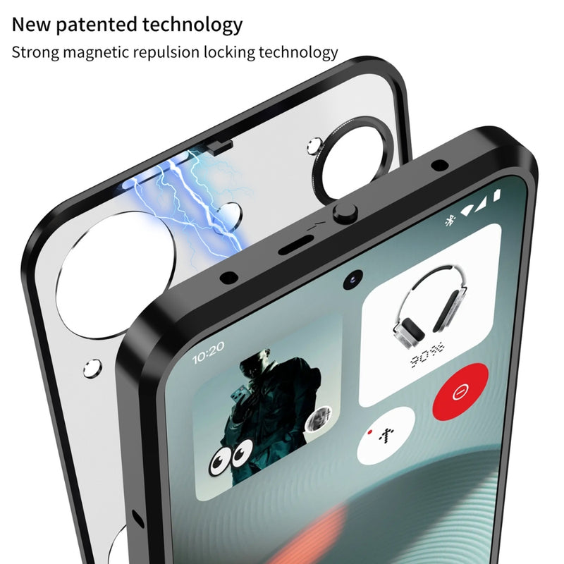 Cargue la imagen en el visor de la galería, Nothing Phone (3) - Snap Buckle Metal Frame Frosted Phone Case - Polar Tech Australia