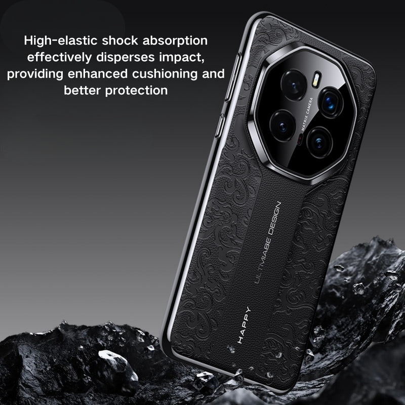 Load image into Gallery viewer, Honor Magic6 Pro (BVL-AN16, BVL-N49) - Cloud Dragon Pattern Plain Leather PC Phone Case - Polar Tech Australia