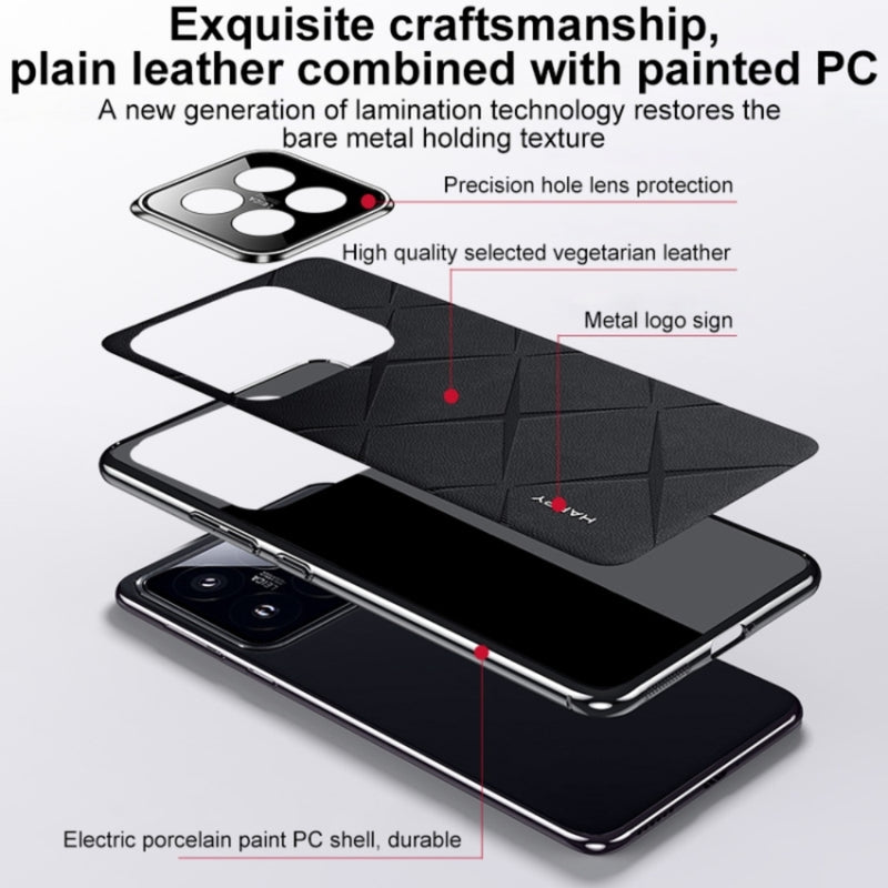 Load image into Gallery viewer, Xiaomi Mi 14 Pro - Plain Leather PC Phone Case - Polar Tech Australia