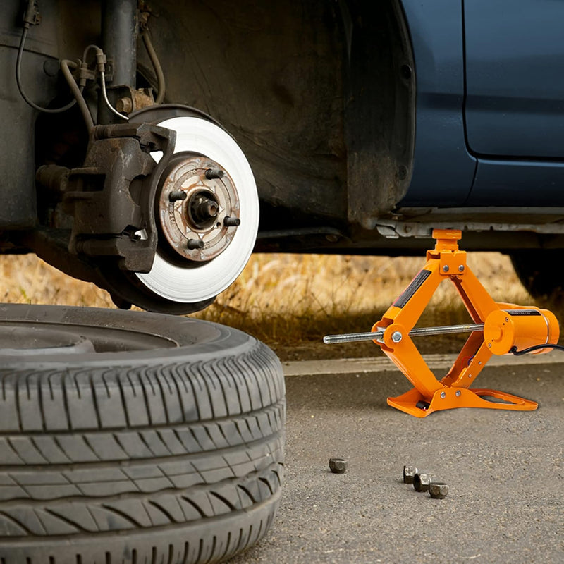 Chargez l'image dans la visionneuse de la galerie, 3 Ton Electric Car Jack 12V Scissor Jack for Sedan and SUV, Portable & Waterproof, LED Light, Safety Features - Polar Tech Australia