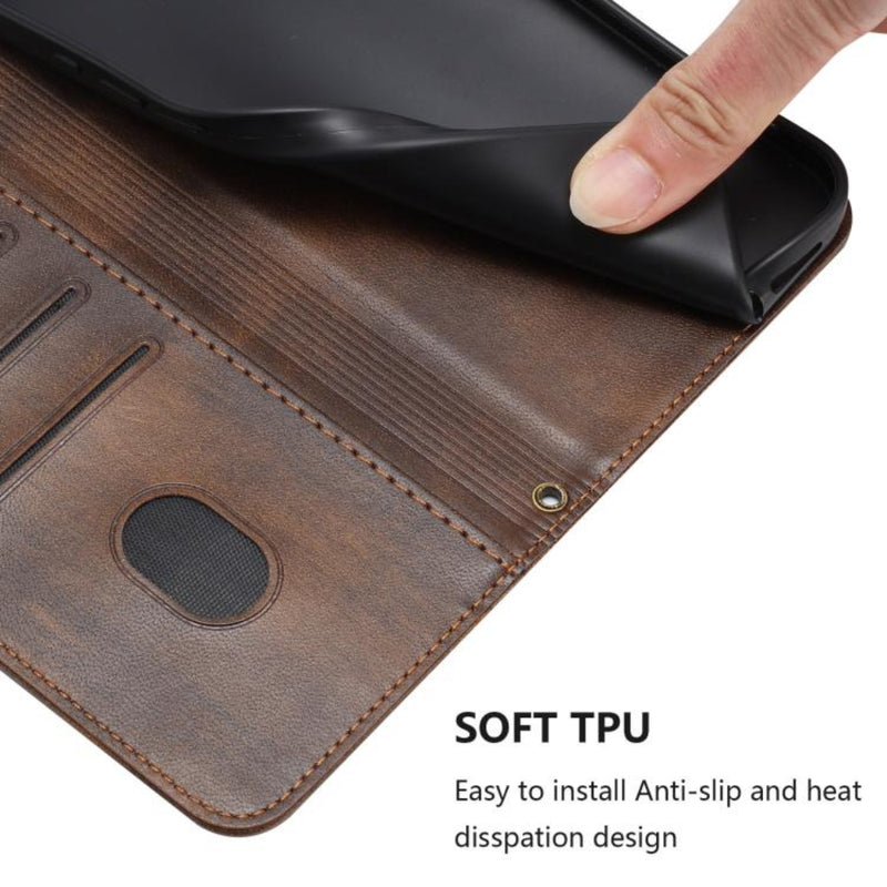 Load image into Gallery viewer, Nothing CMF Phone 1 - Line Splicing Buckle Retro Leather Phone Case - Polar Tech Australia