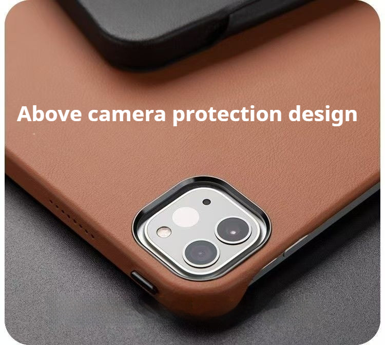 Load image into Gallery viewer, Apple iPad Pro 11-inch 4th Gen (2022) Genuine Leather Full-protection Shockproof Case - Polar Tech Australia